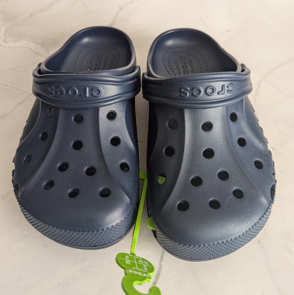 NWT Crocs Kids Baya Clog - Navy